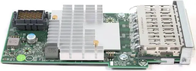 Alt view image 6 of 7 - Dell Quad-Port Input Output Mezzanine SFP Harpoon Card for Storage SC7020 KCVN9