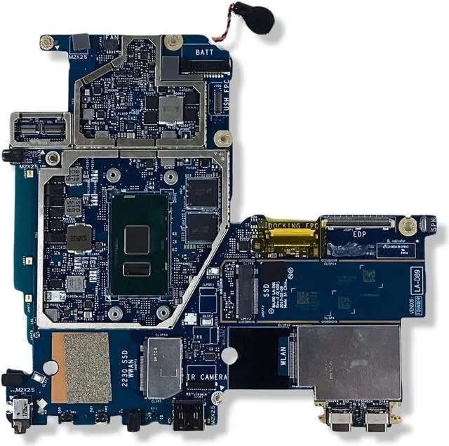 Alt view image 3 of 7 - Genuine Dell Latitude 5285 2-In-1 Tablet Motherboard i3-7100U 2.4GHZ 4GB D4VVK