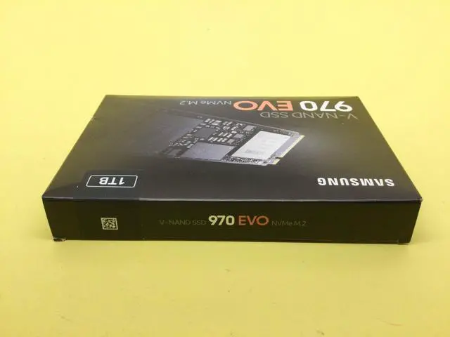 Alt view image 4 of 4 - Samsung 970 EVO 1TB NVMe PCIe M.2 2280 V-NAND SSD MZ-V7E1T0BW New - OEM