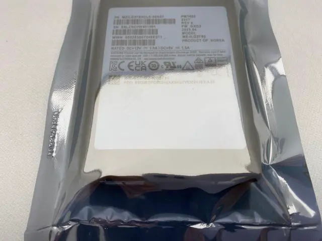 Alt view image 7 of 7 - (NOT FOR HOME PC!) Samsung PM1653 MZILG3T8HCLS-00A07 3.84TB SAS 24Gb/s 2.5inch Enterprise SSD New