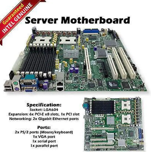 Main image of Intel SE7520BD2VD2 E7520 Chipset Socket 604 BBDVBBD2 Motherboard D10352-451 - OEM
