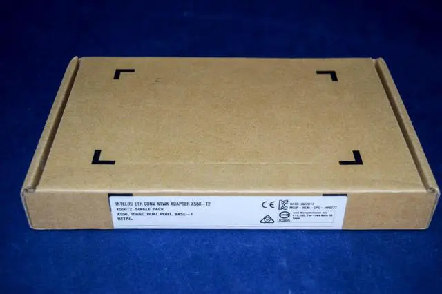 Alt view image 3 of 3 - X550-T2 Intel 10Gb RJ45 Ethernet Converged PCIe Network Adapter X550T2 X550T2BLK