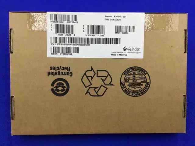 Alt view image 2 of 4 - F/S X722-DA4FH Intel 10GbE Quad Port Ethernet Network Adapter X722DA4FH X722-DA4