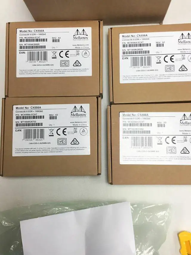 Alt view image 5 of 5 - MCX556A-ECAT Mellanox ConnectX-5 VPI Adapter Card EDR IB 100GbE Dual-Port QSFP28