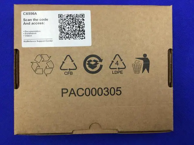 Alt view image 2 of 5 - MCX556A-ECAT Mellanox ConnectX-5 VPI Adapter Card EDR IB 100GbE Dual-Port QSFP28