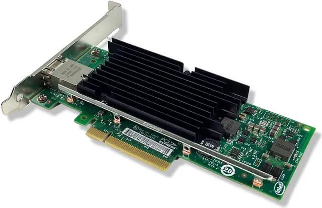 Alt view image 4 of 7 - Intel X540-T1 X540T1BLK YOTTAMARK 1-Port Ethernet Converged Network Adapter