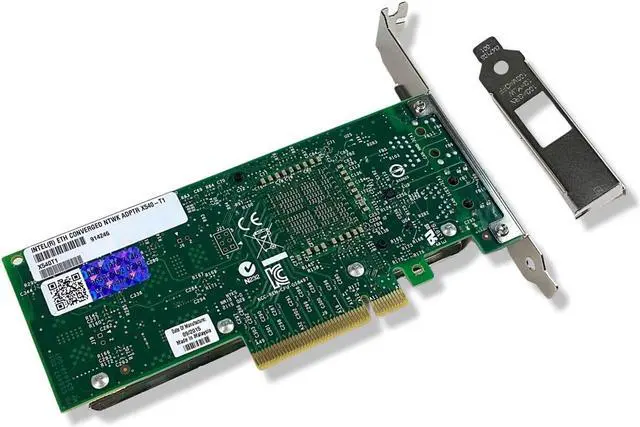 Alt view image 7 of 7 - Intel X540-T1 X540T1BLK YOTTAMARK 1-Port Ethernet Converged Network Adapter