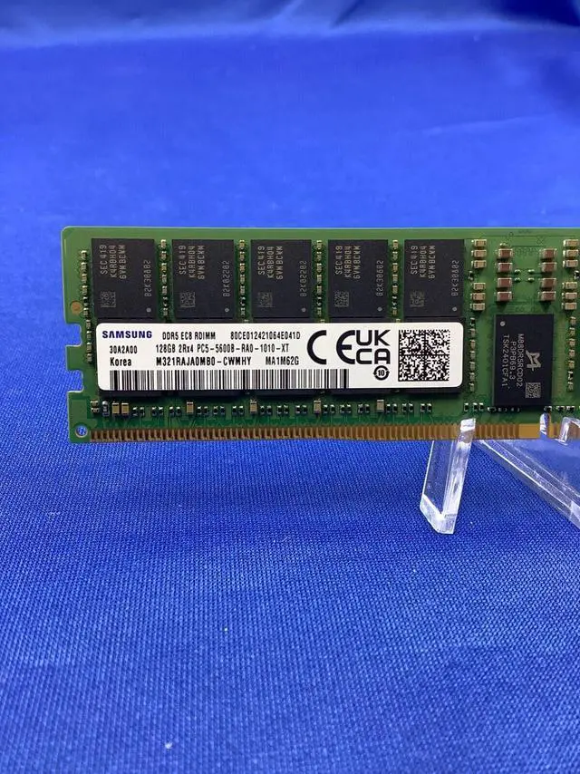 Alt view image 4 of 7 - (NOT FOR HOME PC!) M321RAJA0MB0-CWM SAMSUNG 128G 2RX4 PC5-5600B-R ECC RDIMM MEMORY
