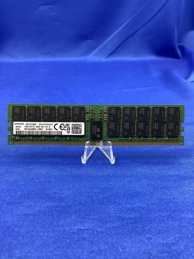 Alt view image 3 of 7 - (NOT FOR HOME PC!) M321RAJA0MB0-CWM SAMSUNG 128G 2RX4 PC5-5600B-R ECC RDIMM MEMORY