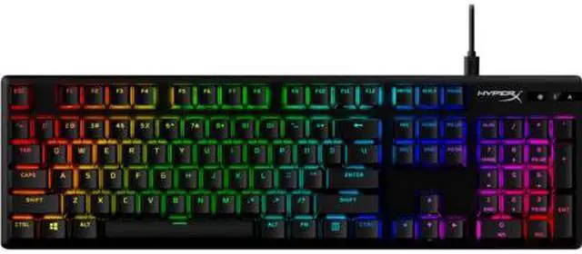 Alt view image 6 of 7 - HyperX Alloy Origins PBT HX Aqua - Mechanical Gaming Keyboard