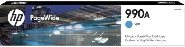 Main image of HP 990A Cyan Original PageWide Cartridge, ~8,000 pages, M0J73AN