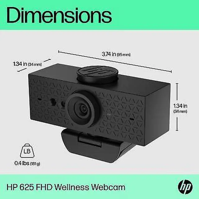 Alt view image 4 of 7 - HP 625 FHD Webcam for business