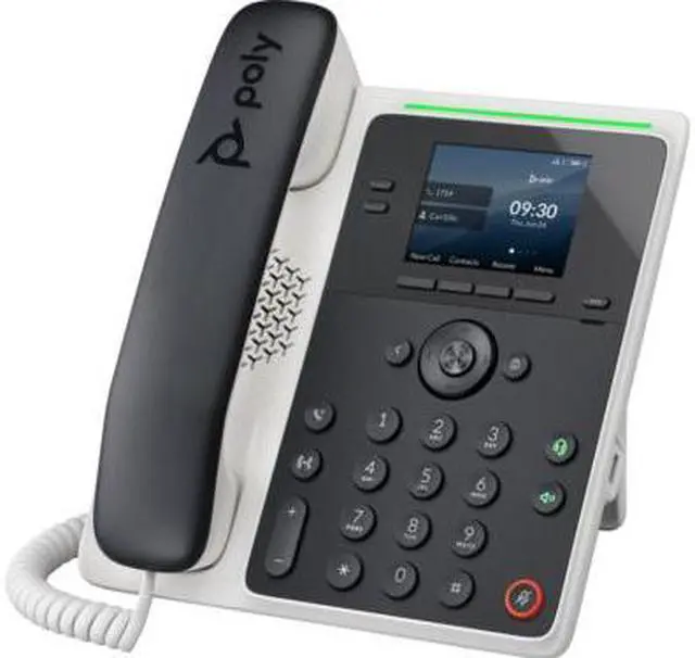 Alt view image 2 of 4 - Poly Edge E100 IP Phone and PoE-enabled