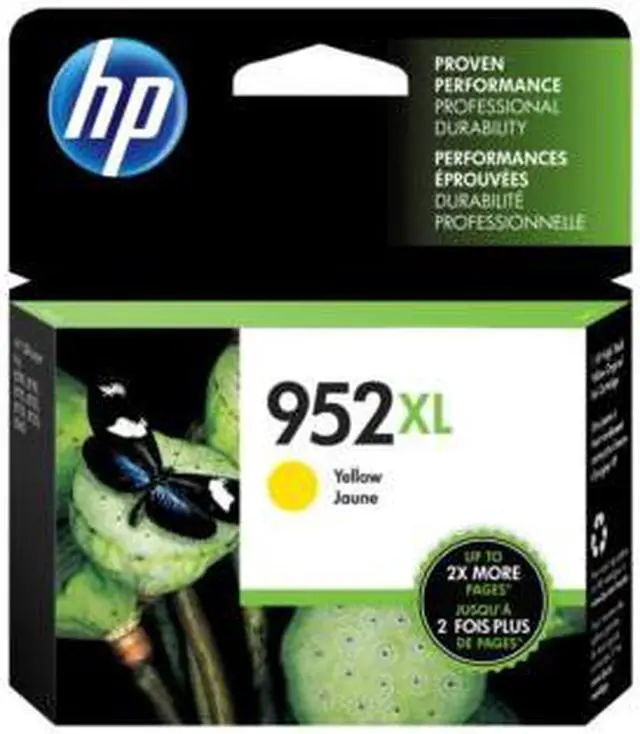 Main image of HP 952XL High Yield Yellow Original Ink Cartridge, ~1,450 pages, L0S67AN#140