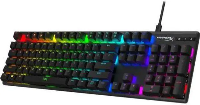 Alt view image 3 of 7 - HyperX Alloy Origins - Mechanical Gaming Keyboard - HX Aqua (US Layout)