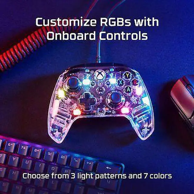 Alt view image 6 of 7 - HyperX Clutch Gladiate - Wired Gaming RGB Controller - Xbox