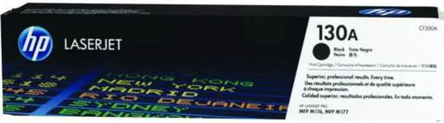 Main image of HP 130A Black Original LaserJet Toner Cartridge, ~1,300 pages, CF350A