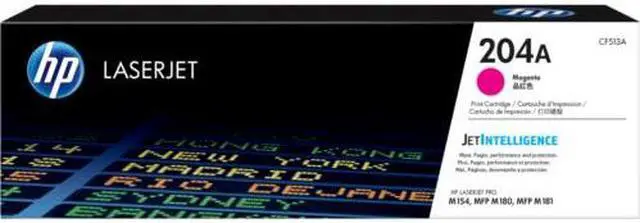 Main image of HP 204A Magenta Original LaserJet Toner Cartridge, ~900 pages, CF513A