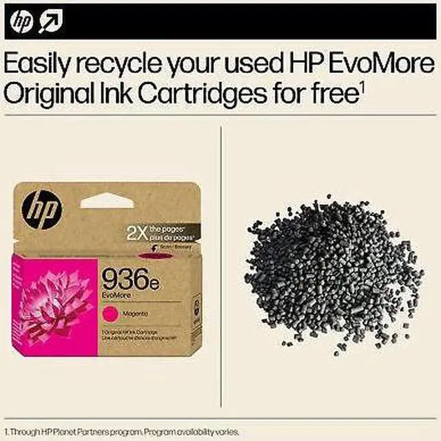 Alt view image 5 of 7 - HP 936e EvoMore Magenta Original Ink Cartridge, 1,650 pages, 4S6V4LN