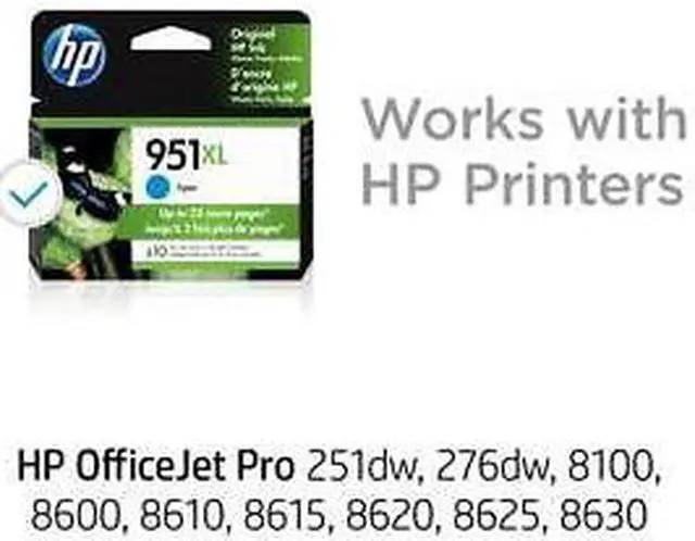 Alt view image 6 of 7 - HP 951XL High Yield Cyan Original Ink Cartridge, ~1,500 pages, CN046AN#140