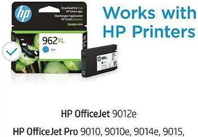 Alt view image 5 of 7 - HP 962XL High Yield Cyan Original Ink Cartridge, ~1,600 pages, 3JA00AN#140