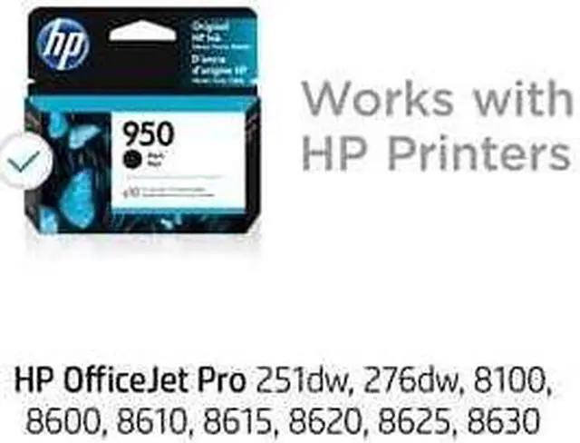 Alt view image 6 of 7 - HP 950 Black Original Ink Cartridge, ~1,000 pages, CN049AN#140