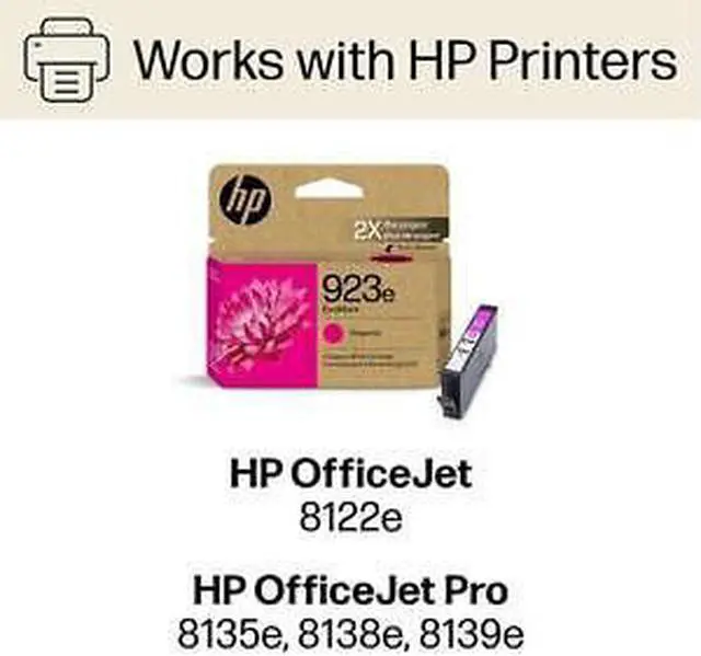 Alt view image 4 of 7 - HP 923e EvoMore Magenta Original Ink Cartridge, 800 pages, 4K0T5LN