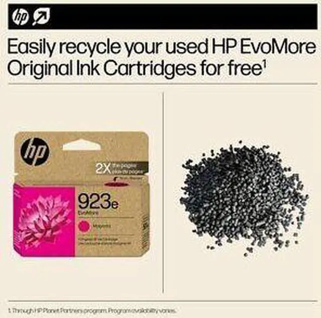 Alt view image 6 of 7 - HP 923e EvoMore Magenta Original Ink Cartridge, 800 pages, 4K0T5LN
