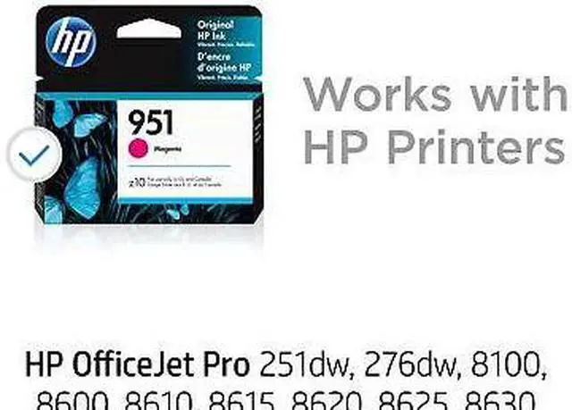 Alt view image 5 of 7 - HP 951 Magenta Original Ink Cartridge, ~700 pages, CN051AN#140