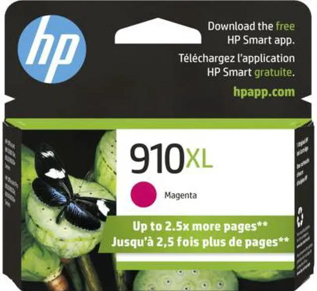 Main image of HP 910XL High Yield Magenta Original Ink Cartridge, ~825 pages, 3YL63AN#140
