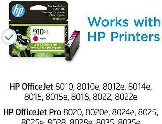 Alt view image 5 of 7 - HP 910XL High Yield Magenta Original Ink Cartridge, ~825 pages, 3YL63AN#140