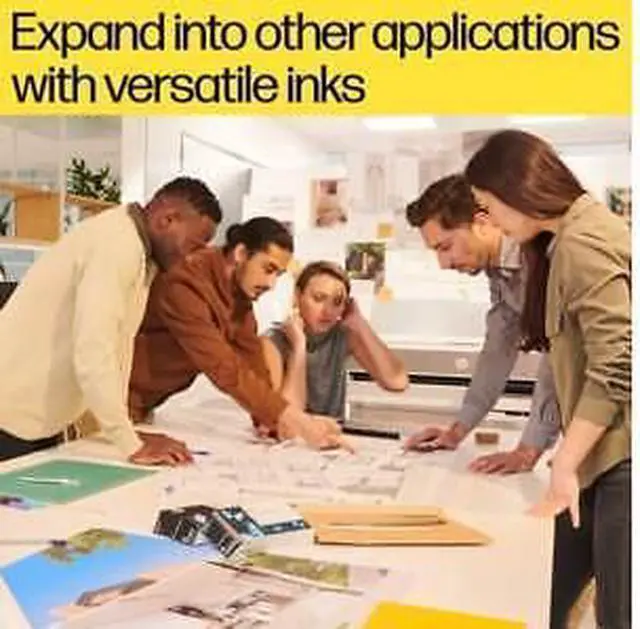 Alt view image 5 of 7 - HP 738 130-ml Yellow DesignJet Ink Cartridge, 498N7A