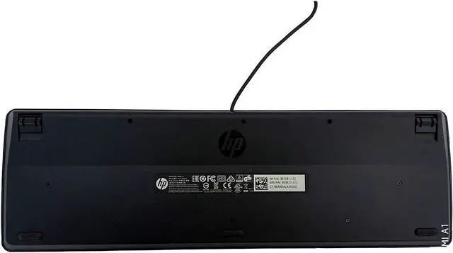 Alt view image 2 of 5 - Lot of 5 HP Keyboard Business Black Slim USB Windows P/N 803181-001 (AMX)