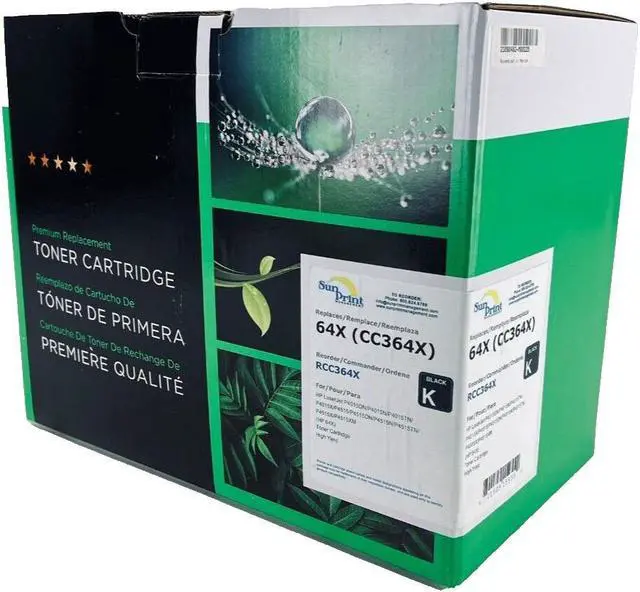 Alt view image 3 of 5 - Generic HP LaserJet 64X High Yield Black Toner Cartridge RCC364X (BD)