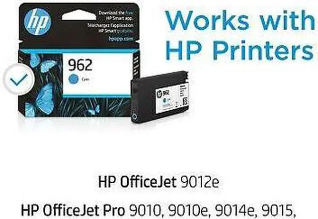 Alt view image 5 of 7 - HP 962 Cyan Original Ink Cartridge, ~700 pages, 3HZ96AN#140
