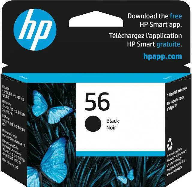 Main image of HP 56 Black Original Ink Cartridge, ~520 pages, C6656AN#140