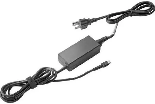 Main image of HP 45W USB-C LC Power Adapter | Compatibility: HP Chromebook PCs with USB-C port