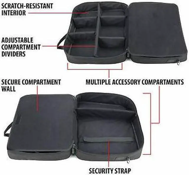 Alt view image 5 of 7 - Portable Printer Case Compatible with HP Officejet 250 All-in-One Printer