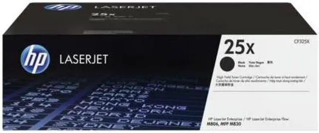 Main image of HP 25X High Yield Black Original LaserJet Toner Cartridge, ~34,500 pages, CF325X