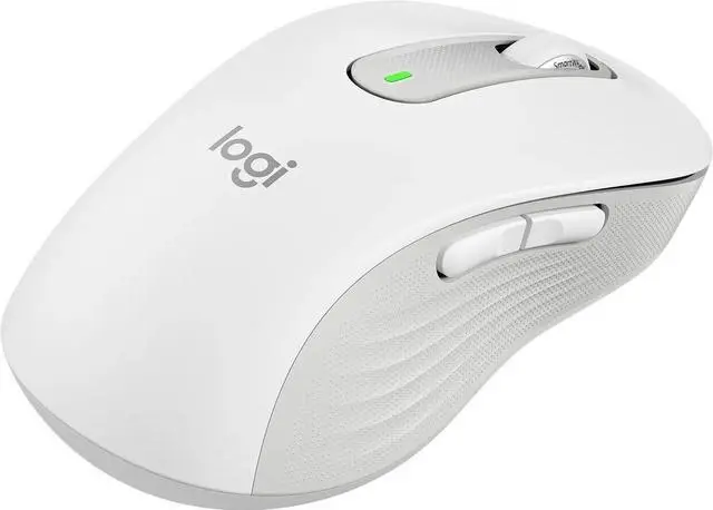 Alt view image 2 of 6 - Logitech Signature M650 L LEFT Full Size Wireless Mouse Off-white 910-006235 NEW