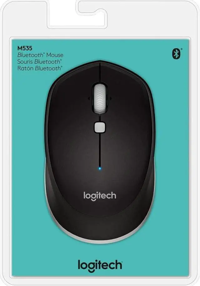 Alt view image 5 of 6 - Logitech M535 Bluetooth Mouse Optical Wireless Bluetooth Black 1000 Black