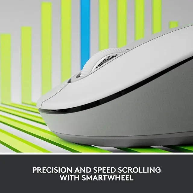 Alt view image 4 of 7 - Logitech Signature M650 for Business Medium Wireless Mouse Off White