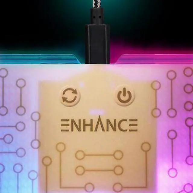 Alt view image 2 of 7 - ENHANCE Voltaic 2 Gaming Mouse Pad - Hard Mouse Pad with Low Surface Friction