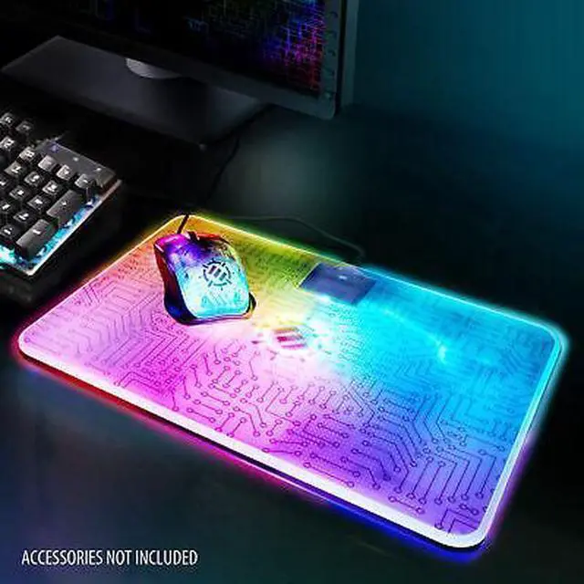 Alt view image 3 of 7 - ENHANCE Voltaic 2 Gaming Mouse Pad - Hard Mouse Pad with Low Surface Friction