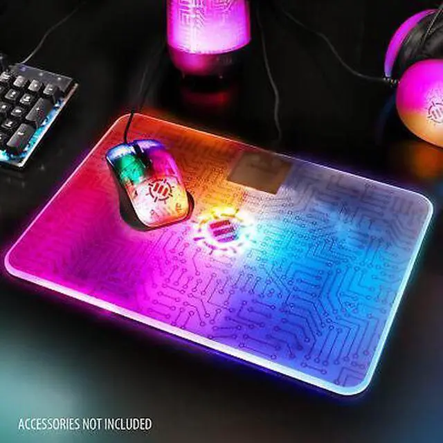Alt view image 7 of 7 - ENHANCE Voltaic 2 Gaming Mouse Pad - Hard Mouse Pad with Low Surface Friction