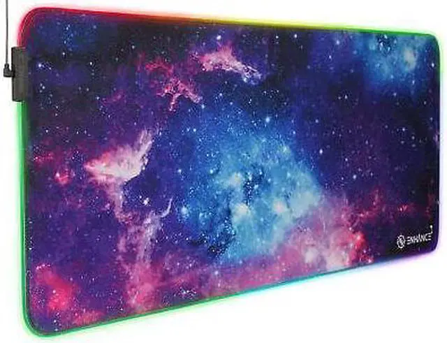 Main image of XXXL LED Computer Desk Mat - Illuminated 3XL Large Mouse Mat (48x24 Mouse Pad)