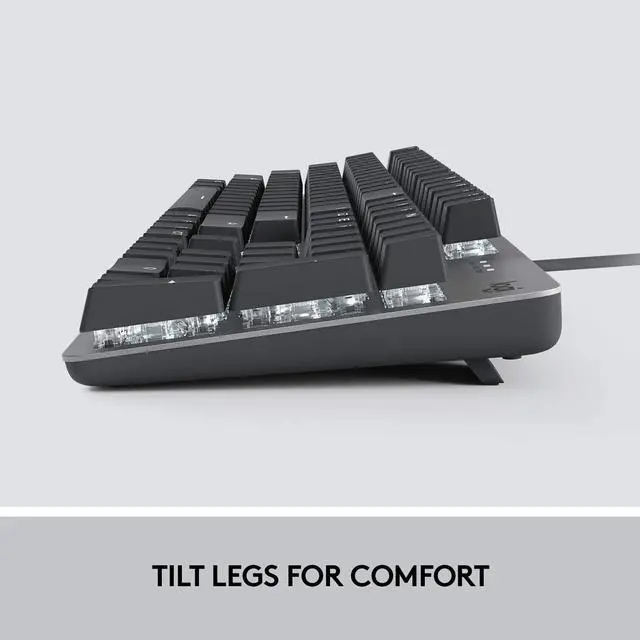 Alt view image 5 of 7 - Logitech K845 Mechanical Iluminated Keyboard corded aluminum mechanical keyboard