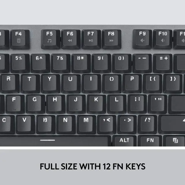 Alt view image 7 of 7 - Logitech K845 Mechanical Iluminated Keyboard corded aluminum mechanical keyboard