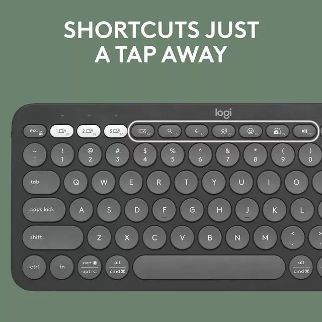 Alt view image 4 of 7 - Logitech Bluetooth Wireless Keyboard and Mouse Combo - MK380S