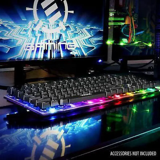 Alt view image 4 of 7 - ENHANCE Voltaic 2 Gaming Keyboard - Mechanical Feeling Keyboard, Anti-Ghosting
